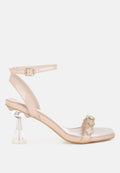 Ebina Charm Detail Spool Heels