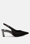 Ondrila Rhinestones Embellished Heels