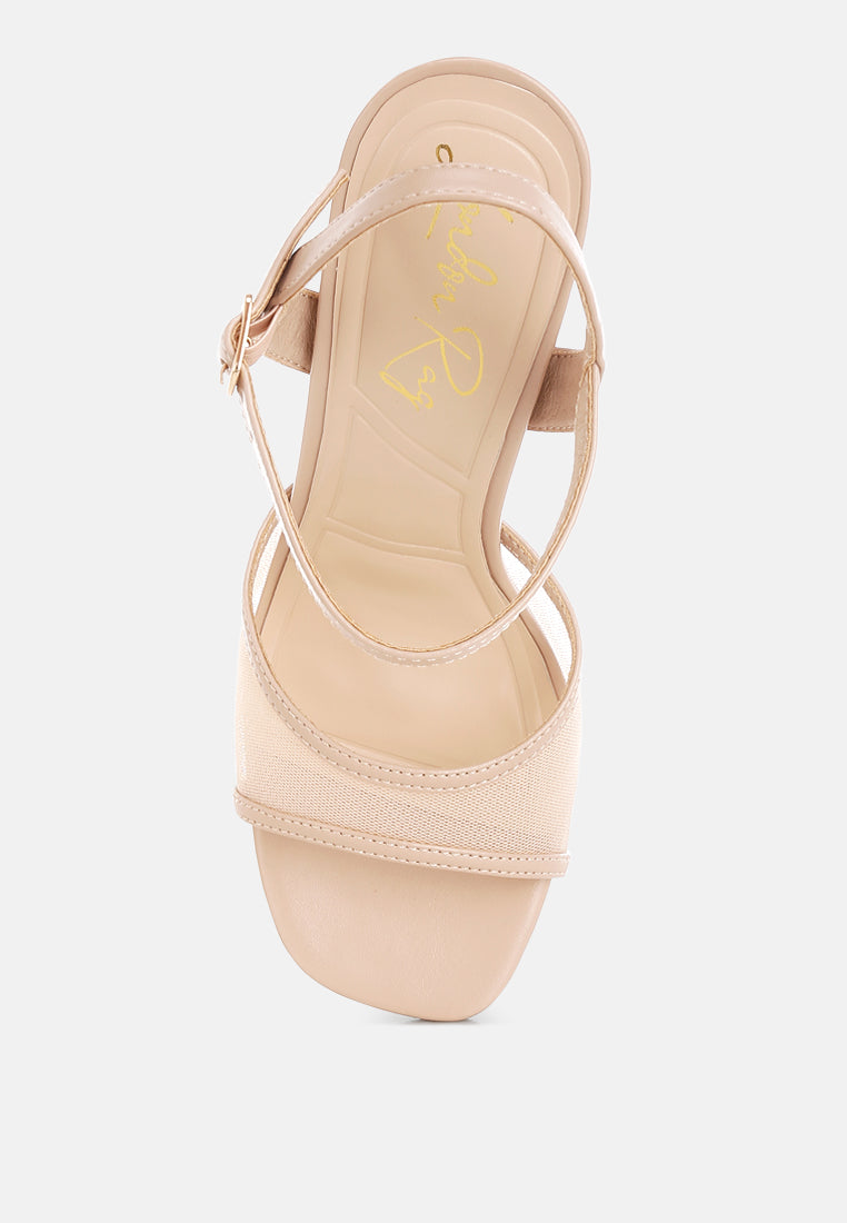 Sunisa Square Toe Stiletto Heels