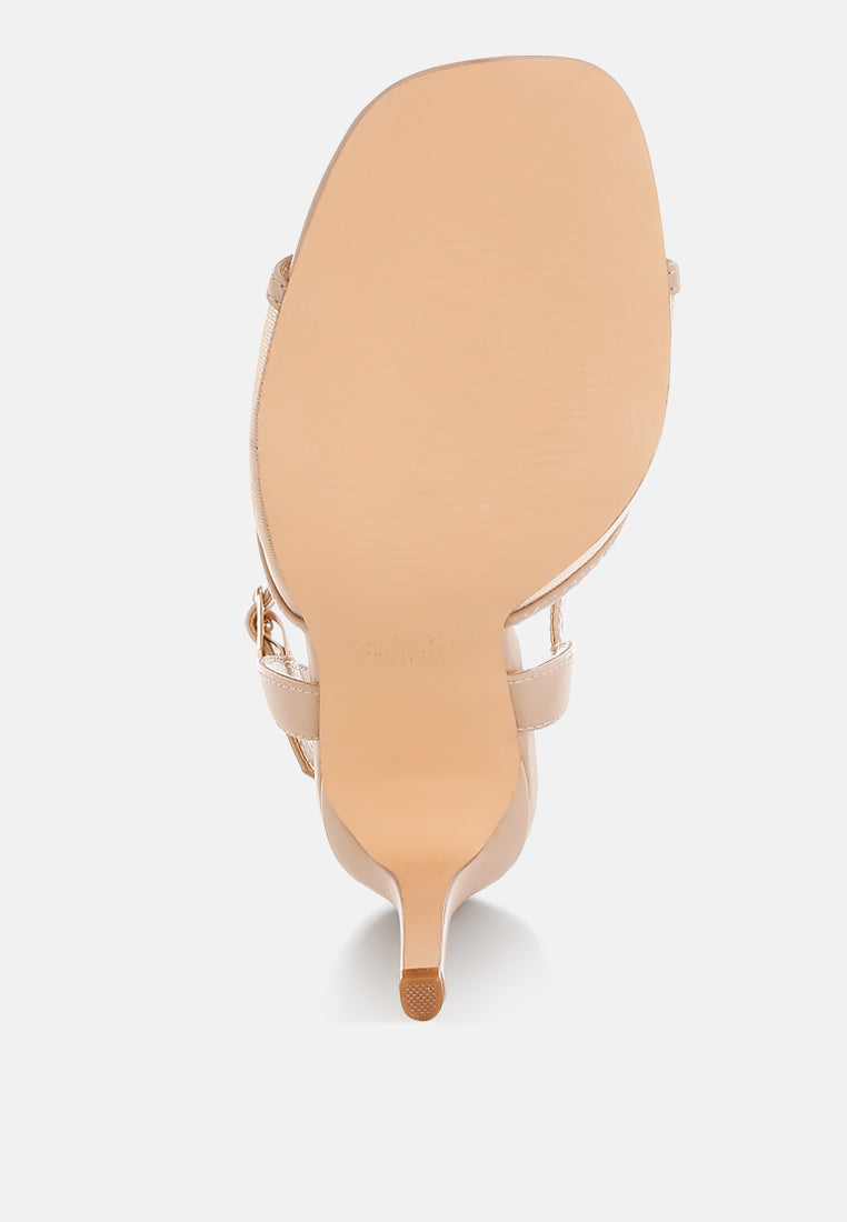 Sunisa Square Toe Stiletto Heels