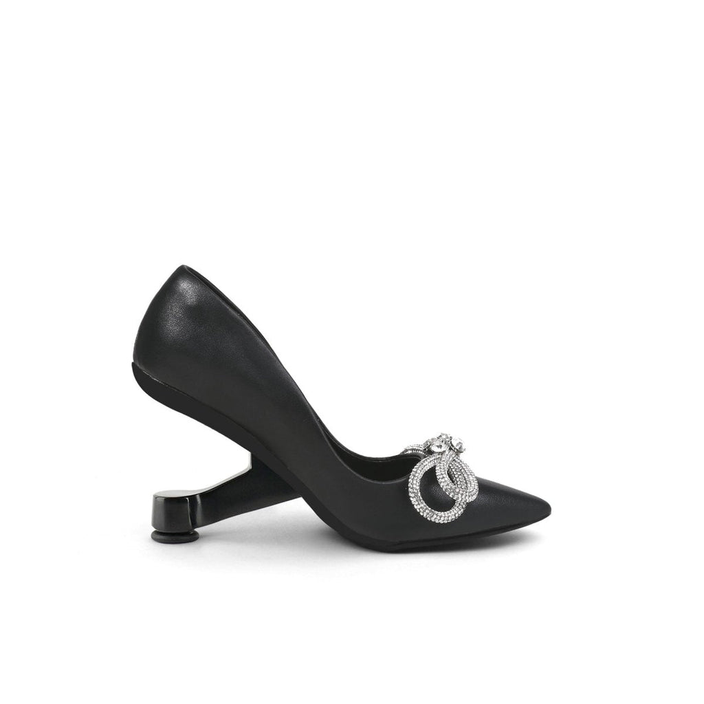 Gem-Embellished Bow-Tie Pumps-2