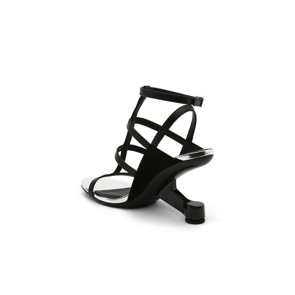 Heel-Less Strappy Gladiator Sandals-3
