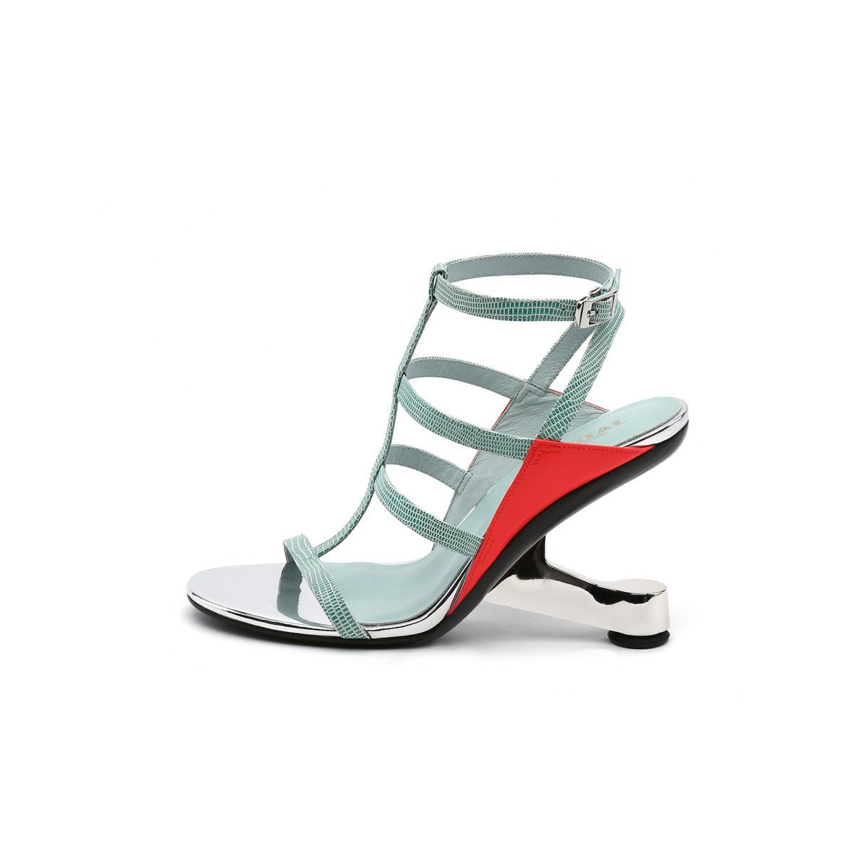 Heel-Less Strappy Gladiator Sandals-5