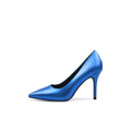 Premium Metallic Point Toe Pumps-0