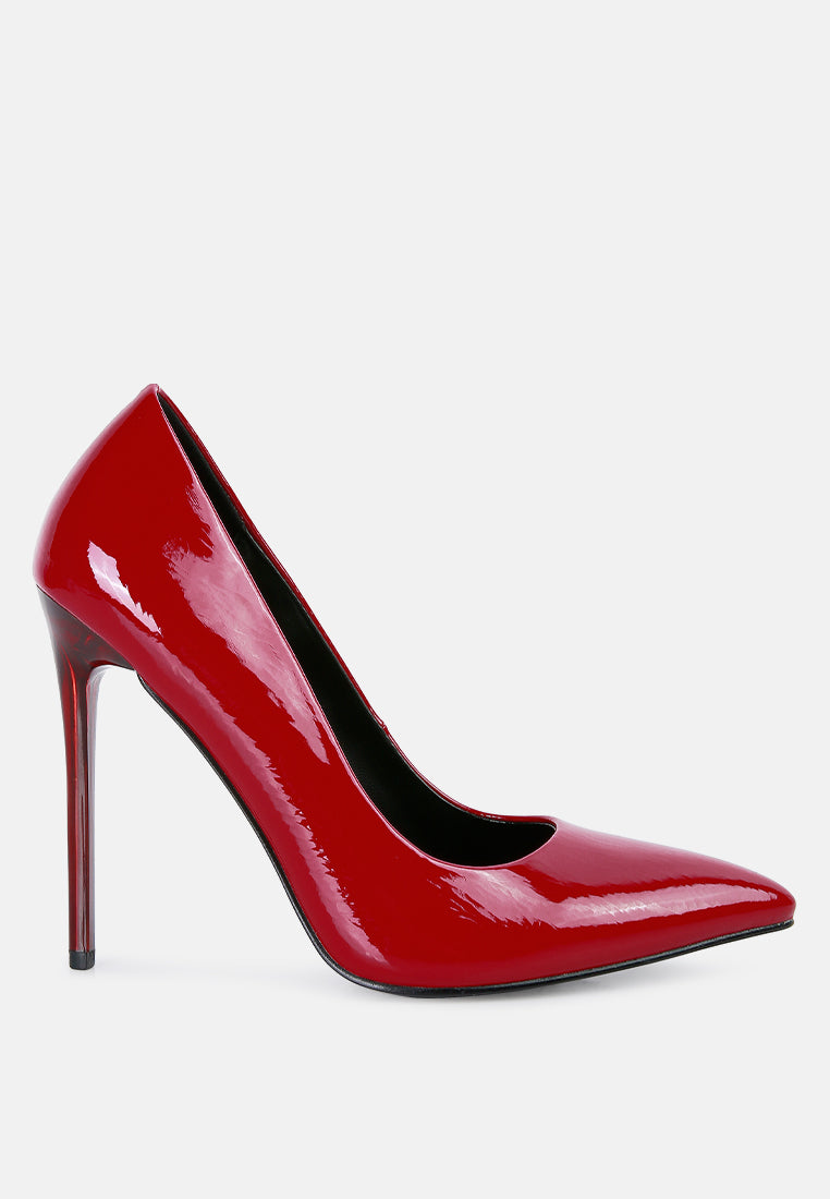 Personated Stiletto Heel Pumps-0