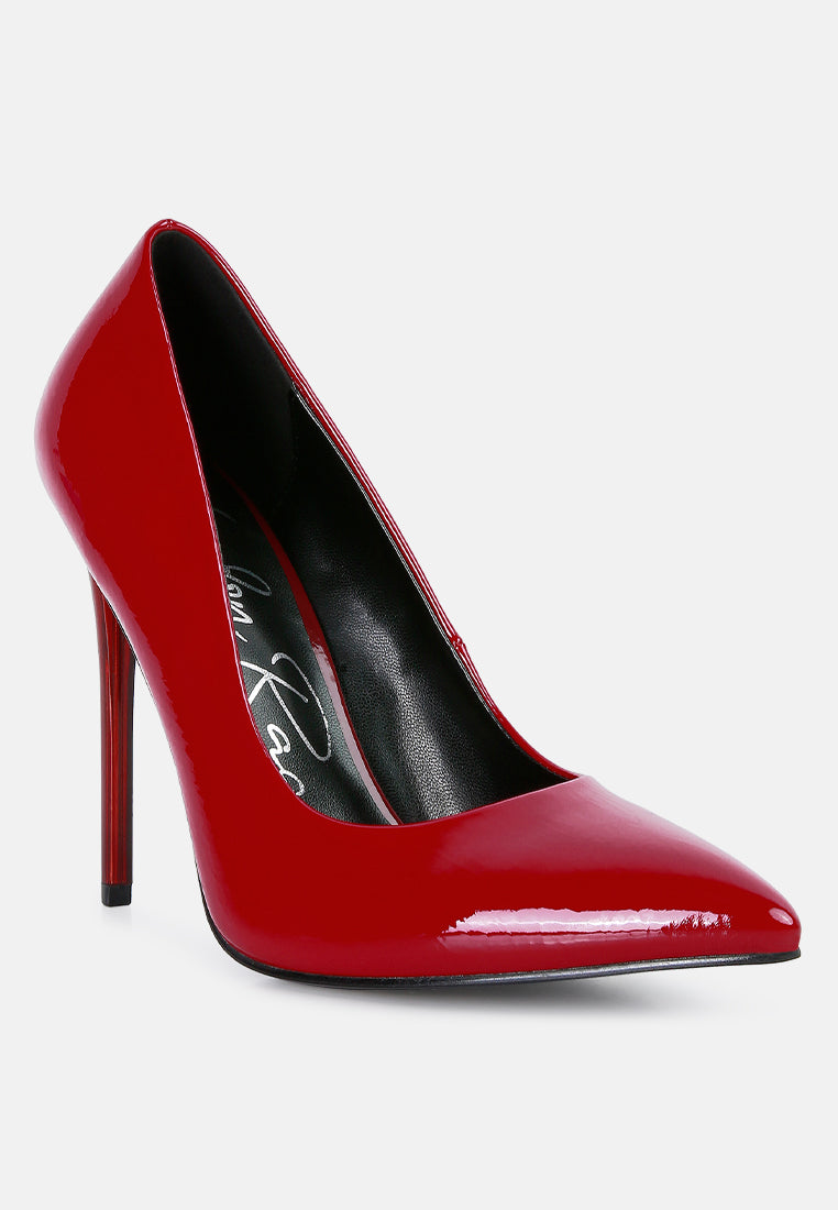 Personated Stiletto Heel Pumps-1