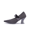 Pointed Toe Knit Pumps – French Chic Block Heel Shoes-0