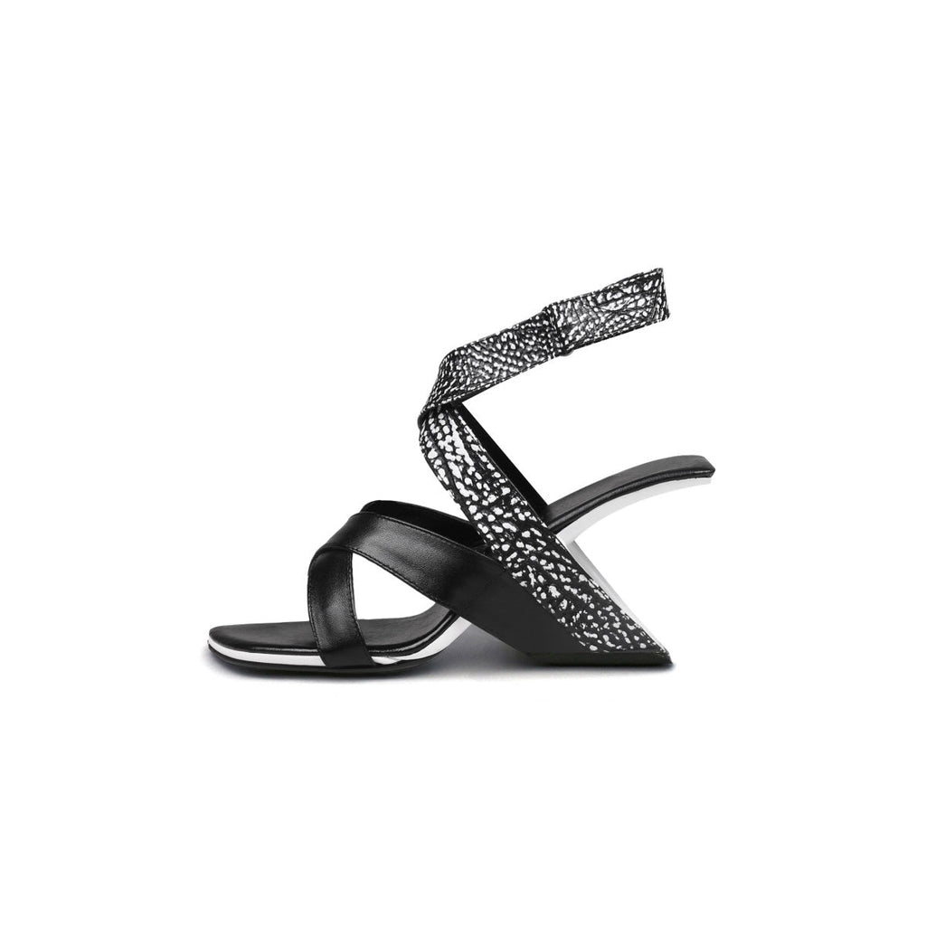 Sexy Criss Cross Ankle Strap High Heels-0