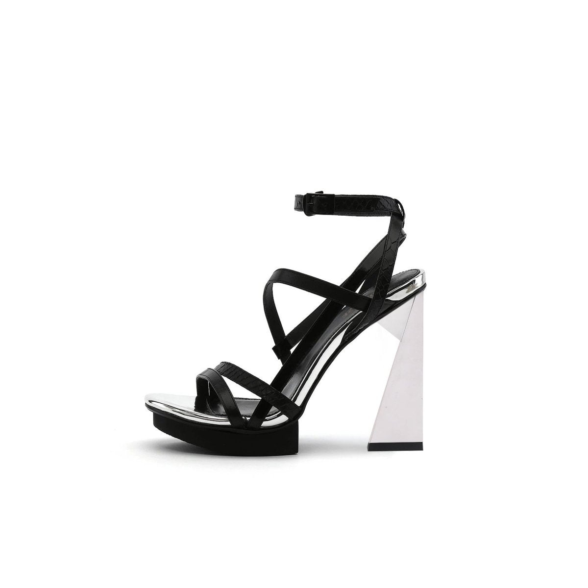 Sexy Multi-Strap Skyscaper Heels-0