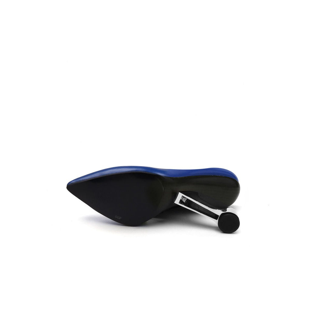Sleek Pointed Toe Glass Heel Pumps-4