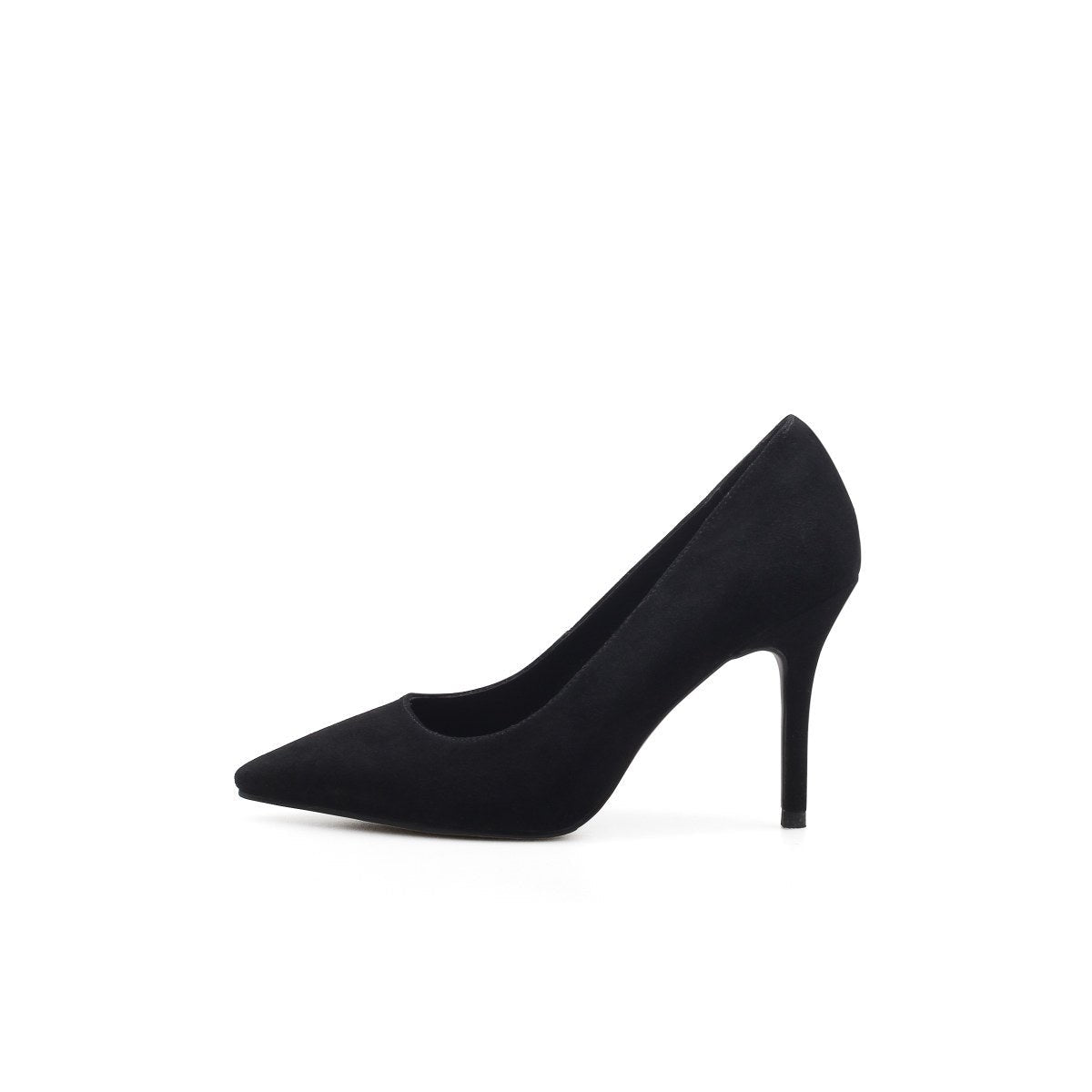 Suede Leather Stiletto Pumps-5