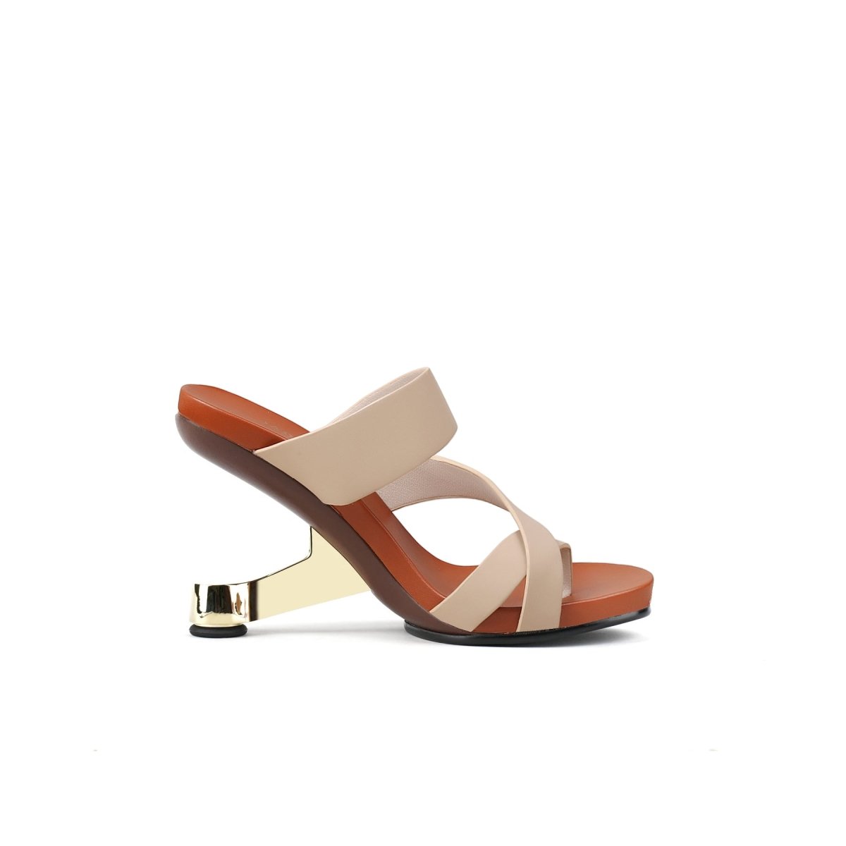 Wave Architectural Heel-Less Mules-2